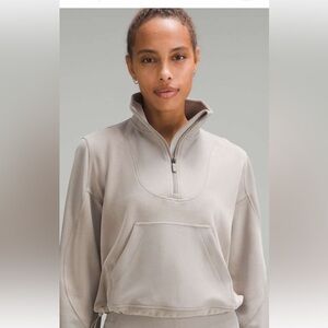 Lululemon Brushed Softstreme Half Zip